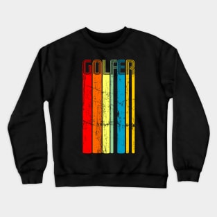 golfer retro design Crewneck Sweatshirt